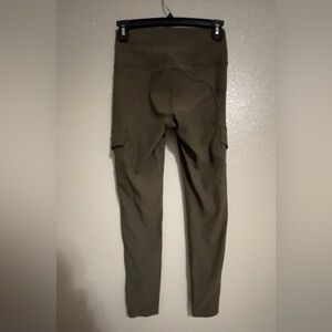 Army green leggings